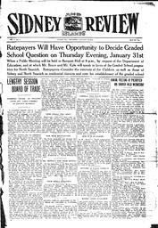 Sidney And Islands Review Thu, January 24, 1918 (Page 1)