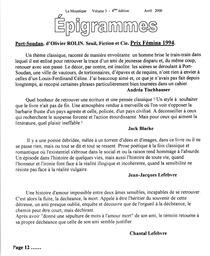   LE MOUSTIQUE PACIFIQUE, 2000   , page 12