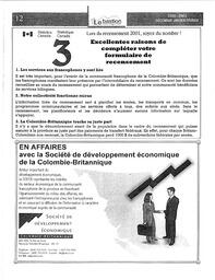   LE BASTION DE NANAIMO, 2000-2001   , page 14