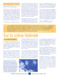   RAPPORT ANNUEL - FFCB, 2000-2001   , page 2