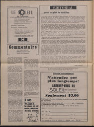 Le Soleil de Colombie, October 18, 1974, page 2
