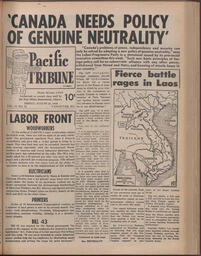   The Pacific Tribune - Friday, August 28, 1959   , page 1