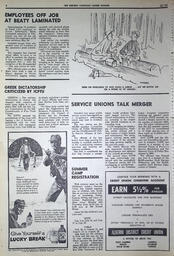   The Western Canadian Lumber Worker, Vol. XXXVI, No. 10, 2nd Issue May 1967   , page 8