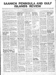 Saanich Peninsula And Gulf Islands Review Wed, May 20, 1942 (Page 1)