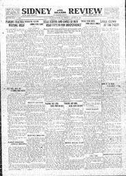 Sidney And Islands Review Thu, January 22, 1925 (Page 1)