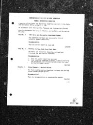 1991-04-02 - City of Port Coquitlam - Parks & Recreation Committee - Agenda and Minutes