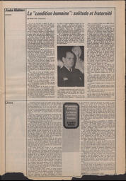 Le Soleil de Vancouver, October 29, 1971, page 9