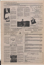 Le Soleil de Colombie, September 26, 1980, page 14