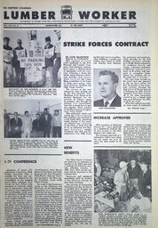   The Western Canadian Lumber Worker, Vol. XXXII, No. 24, 2nd Issue Dec. 1965   , page 1