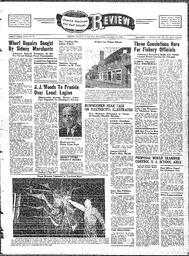 Saanich Peninsula And Gulf Islands Review Wed, December 12, 1945 (Page 1)