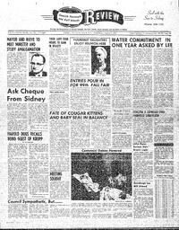 Saanich Peninsula And Gulf Islands Review Wed, August 9, 1967 (Page 1)