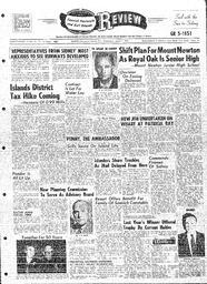 Saanich Peninsula And Gulf Islands Review Wed, April 27, 1960 (Page 1)
