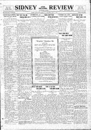 Sidney And Islands Review Thu, September 4, 1924 (Page 1)