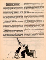   LE JONGLEUR, 1989   , page 22