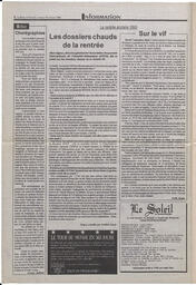 Le Soleil de Colombie-Britannique, September 10, 1993, page 2