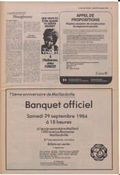 Le Soleil de Colombie, September 28, 1984, page 5
