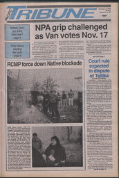   The Pacific Tribune - Monday, November 12, 1990   , page 1