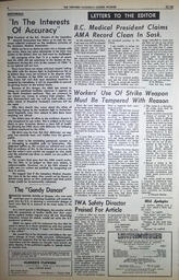  The Western Canadian Lumber Worker, Vol. XXX, No. 10, 2nd Issue May 1963   , page 4