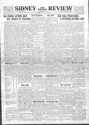 Sidney And Islands Review Thu, May 28, 1925 (Page 1)
