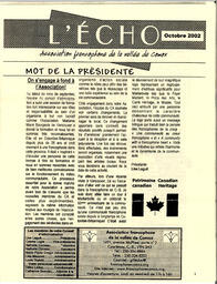   L'ÉCHO, 2002   , page 1