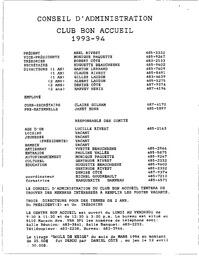   LE PETIT ACCUEIL, 1994   , page 2
