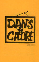   DANS L'CADRE, 1991   , page 1