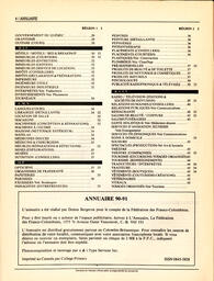   ANNUAIRE - FFCB, 1990   , page 6