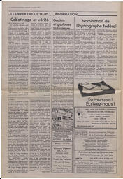 Le Soleil de Colombie, October 9, 1987, page 2