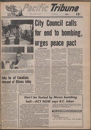   The Pacific Tribune - Friday, January 12, 1973   , page 1
