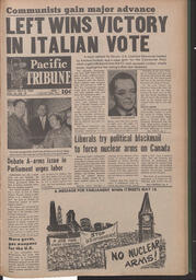   The Pacific Tribune - Friday, May 3, 1963   , page 1