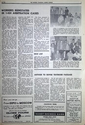   The Western Canadian Lumber Worker, Vol. XXXVI, No. 10, 2nd Issue May 1967   , page 7