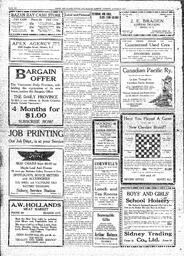 Sidney And Islands Review Thu, January 8, 1925 (Page 6)