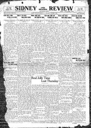 Sidney And Islands Review Thu, January 4, 1923 (Page 1)