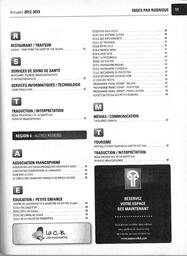   ANNUAIRE - FFCB, 2012   , page 13