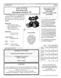   LE BASTION DE NANAIMO, 1994   , page 3
