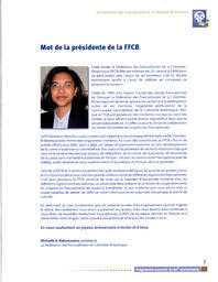   RAPPORT ANNUEL - FFCB, 2005   , page 3