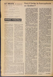 Le Soleil de Vancouver, June 26, 1970, page 5