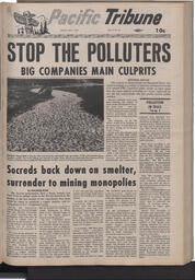   The Pacific Tribune - Friday, May 1, 1970   , page 1