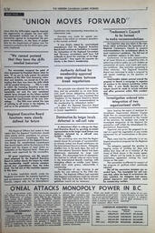   The Western Canadian Lumber Worker, Vol. XXXI, No. 19, 1st Issue Oct. 1964   , page 3