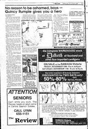 The Review Wed, November 8, 1989 (Page 34)