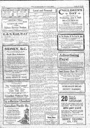 Sidney And Islands Review Thu, May 28, 1925 (Page 6)