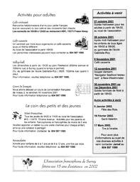   L'ÉCHO DE SURREY, 2001   , page 2