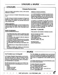   RÉPERTOIRE DES RESSOURCES CULTURELLES, 2000   , page 3