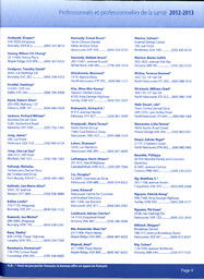   ANNUAIRE - FFCB, 2012   , page 67