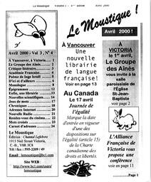   LE MOUSTIQUE PACIFIQUE, 2000   , page 1