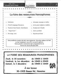   LE BASTION DE NANAIMO, 2000-2001   , page 5