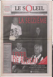 Le Soleil de Colombie-Britannique, September 5, 1997, page 1