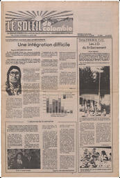 Le Soleil de Colombie, August 1, 1980, page 1