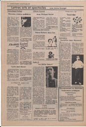 Le Soleil de Colombie, October 30, 1981, page 12