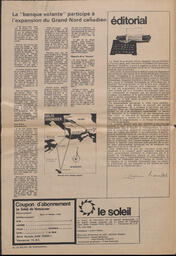 Le Soleil de Vancouver, February 26, 1971, page 2